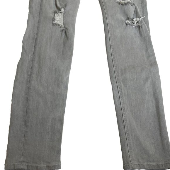 Rag & Bone Gray Distressed Skinny Jeans Women’s Sz 28 Distressed Ripped Knees - Picture 4 of 12